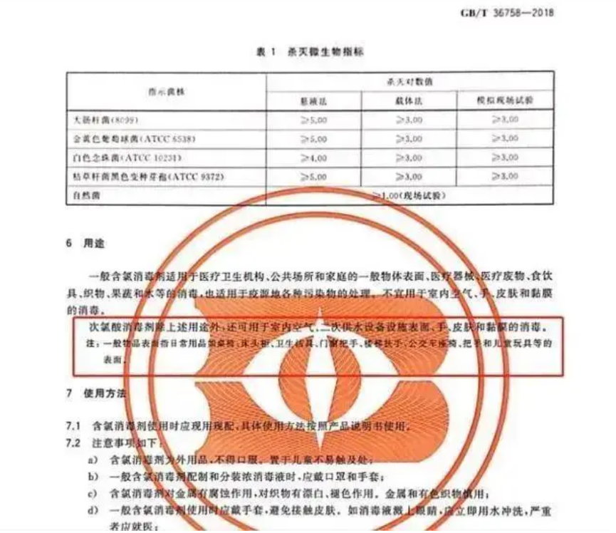 次氯酸發生器國標 次氯酸發生器國標